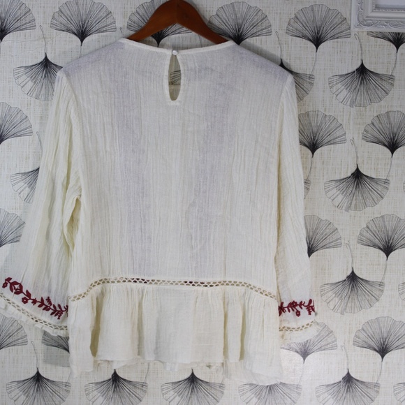 Oddi Boho Linen Tunic Top - Picture 6 of 6
